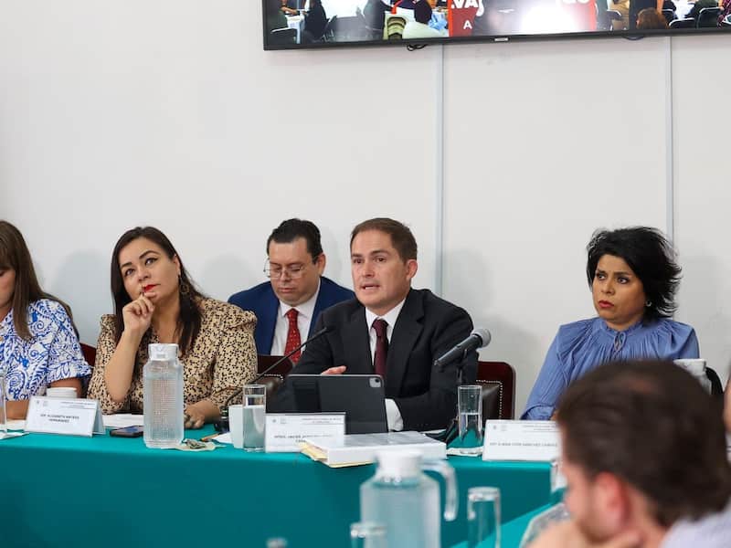 Javier López Casarín, alcalde de Álvaro Obregón. López Casarín durante su comparecencia en el Congreso de la CDMX.