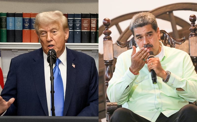 Donald Trump y Nicolás Maduro