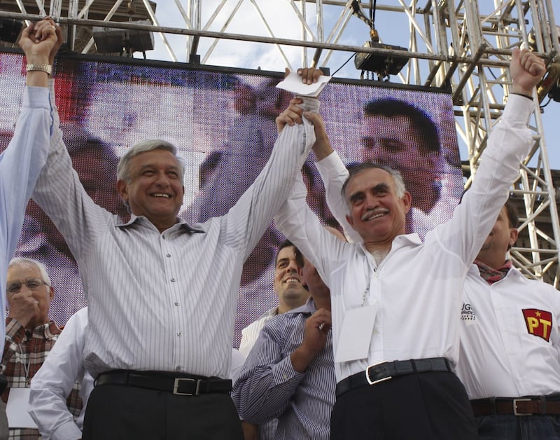 AMLO y Alfonso Romo 2012