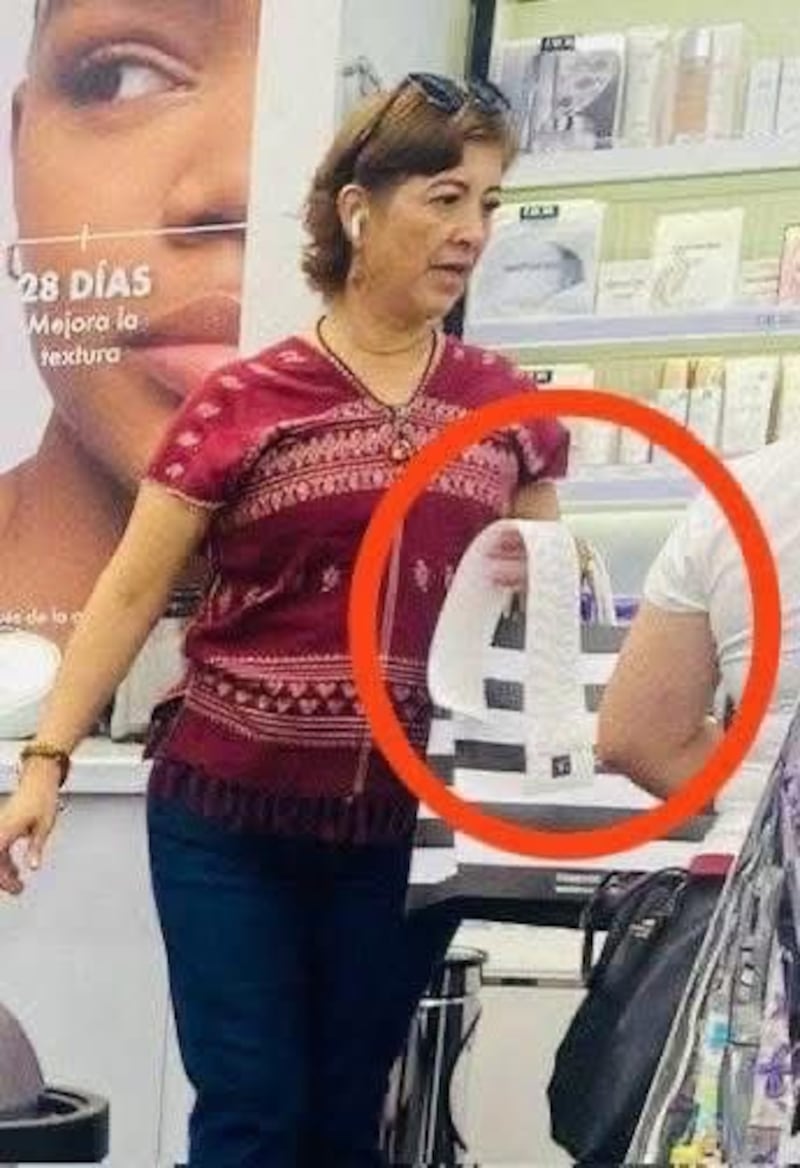 alcaldesa en sephora