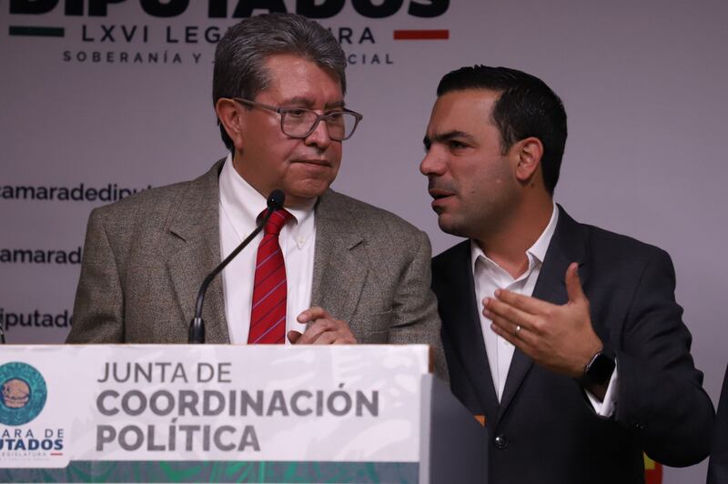 Ricardo Monreal y Elías Lixa
