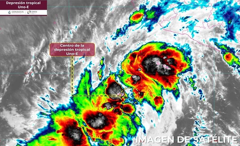 Imagen Satélite Depresión Tropical