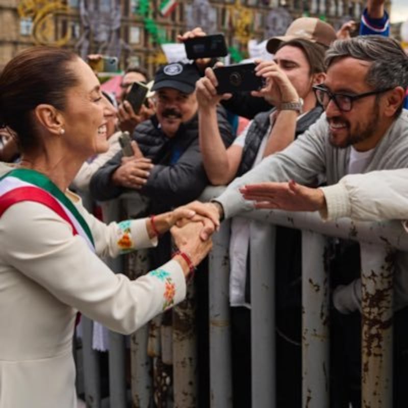 Genaro Lozano y Claudia Sheinbaum