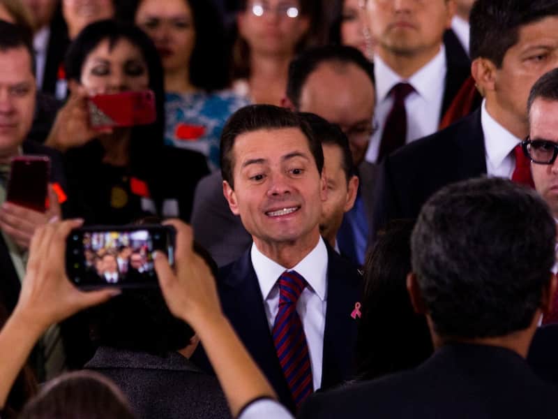 En octubre de 2018, el presidente de México, Enrique Peña Nieto, encabezó la ceremonia por los 75 Años de la Secretaría de Salud. En octubre de 2018, el presidente de México, Enrique Peña Nieto, encabezó la ceremonia por los 75 Años de la Secretaría de Salud.