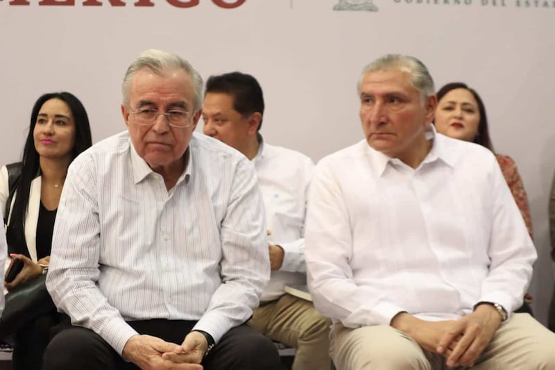 Rubén Rocha Moya y Adán Augusto López