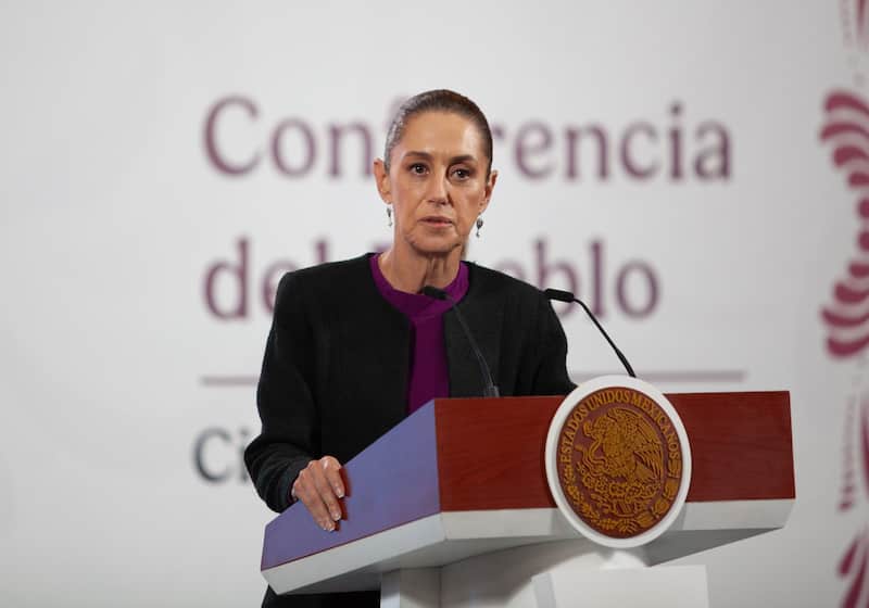 CIUDAD DE MÉXICO, 19AGOSTO2025.- Claudia Sheinbaum Pardo, presidenta de México durante conferencia de prensa en Palacio Nacional.
FOTO: ANDREA MURCIA /CUARTOSCURO.COM Imágen de Claudia Sheinbaum
