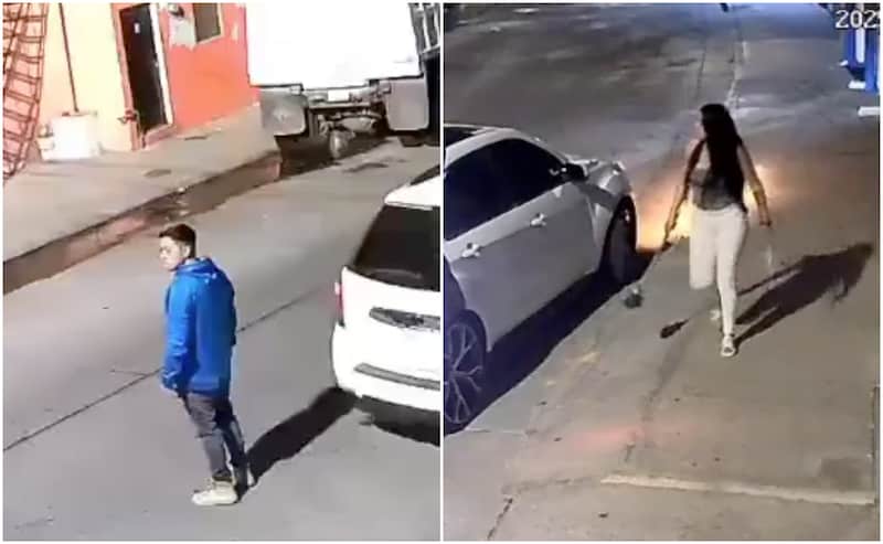 La joven de 28 años fue asesinada directamente por quien presuntamente era su novio. Captura de pantalla del video.