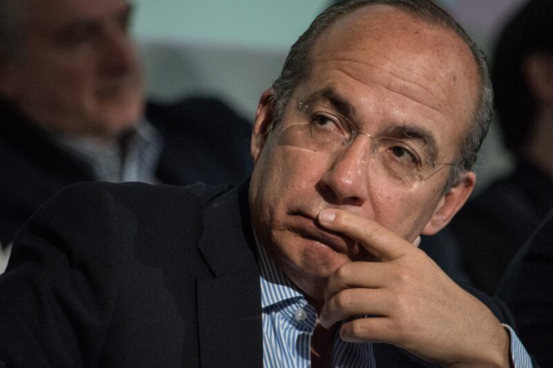Felipe Calderón, ex presidente de México.