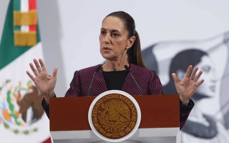 Morena salió en defensa de Claudia Sheinbaum La presidenta Claudia Sheinbaum durante su conferencia matutina