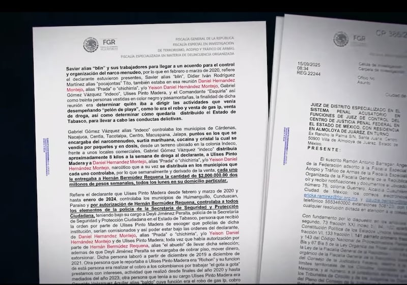 FGR declaración vs Pinto Madera