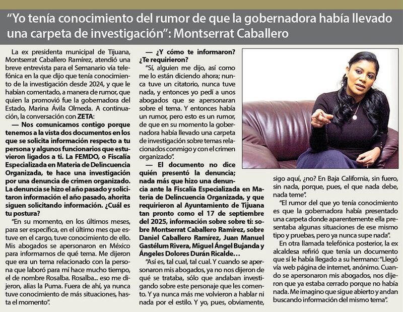 Declaración Monserrat Caballero
