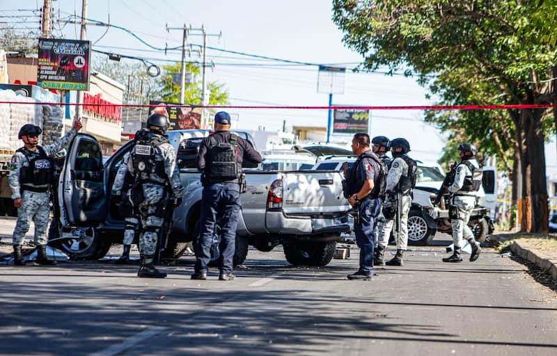 Elementos de la Guardia Nacional llegan a la colonia Guadalupe Victoria de Culiacán. Elementos de la Guardia Nacional llegan a la colonia Guadalupe Victoria de Culiacán.