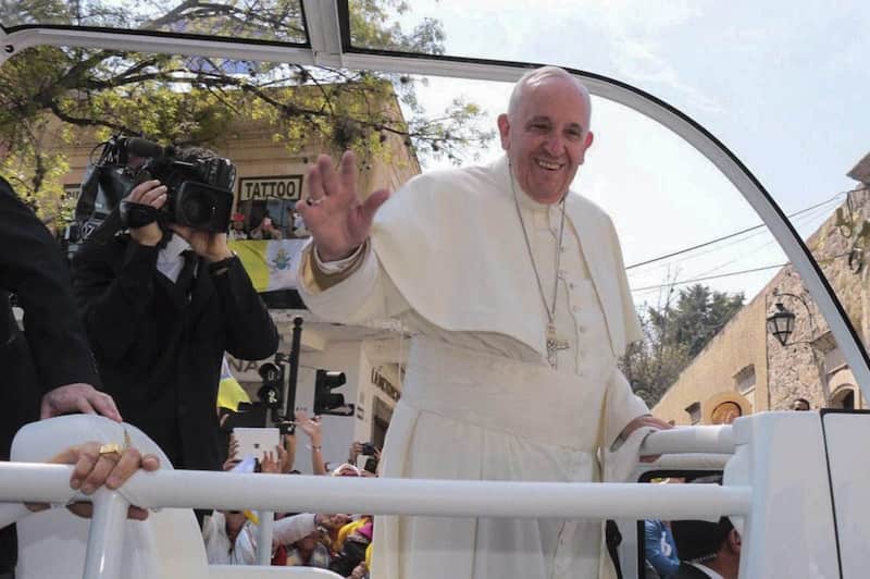 Papa Francisco. El papa Francisco durante su visita en México en 2016.