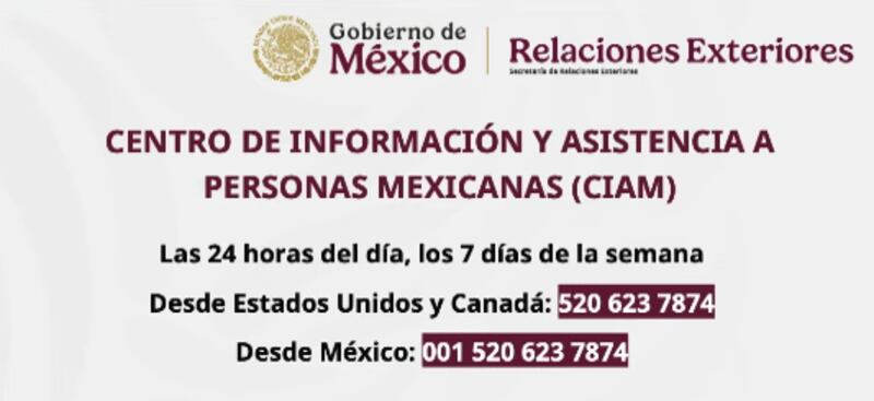 Contacto con el Consul