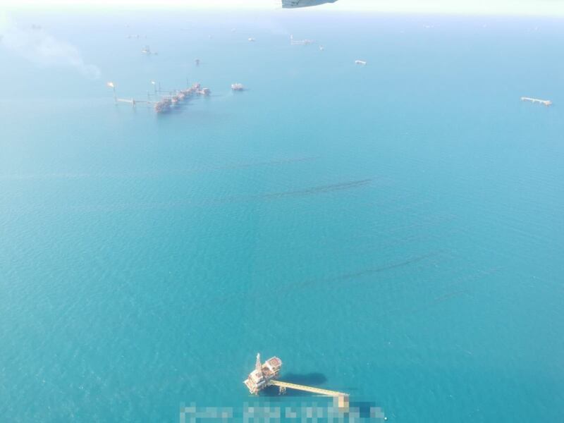 Patrullaje aéreo de la Semar en el Golfo de México
