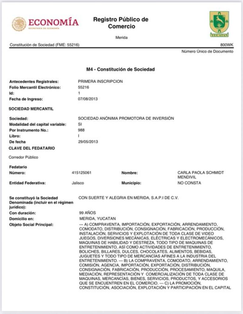 7 empresas vinculadas a Bermúdez Requena
