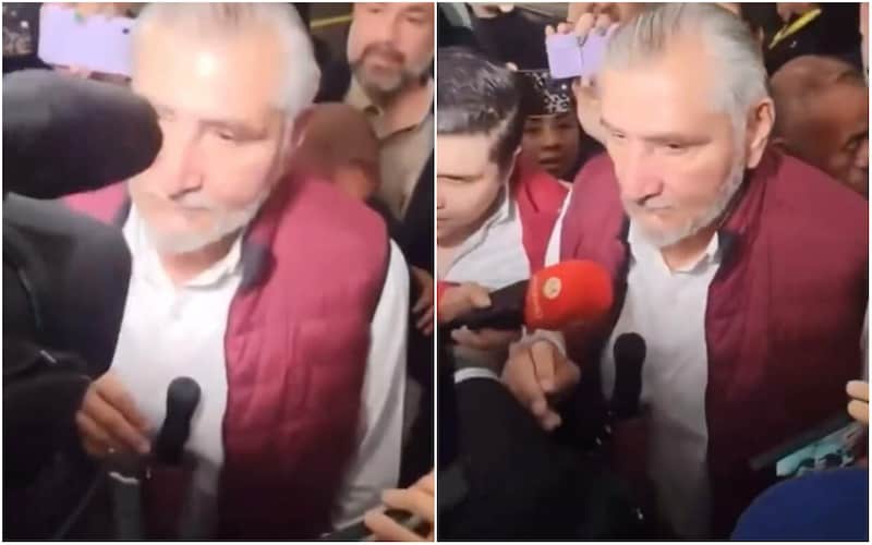 Adán Augusto López, senador de Morena. El exgobernador de Tabasco, Adán Augusto López, arribando al Consejo Nacional de Morena que se lleva a cabo el 20 de julio de 2025.