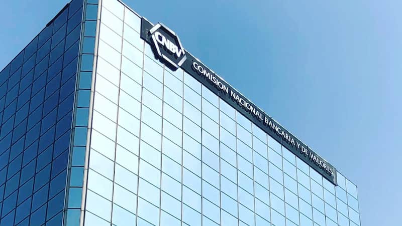 Edificio de la CNBV. Aspectos del edificio de la CNBV.