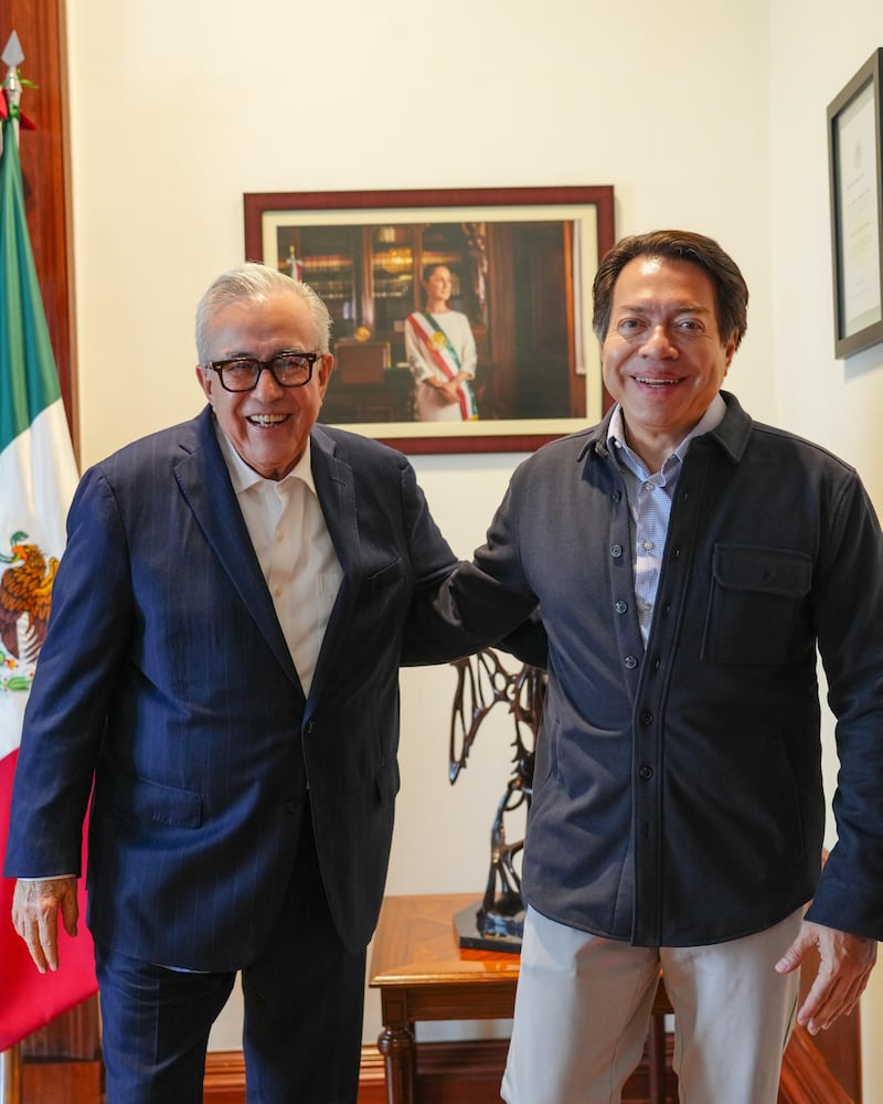 Rubén Rocha y Mario Delgado