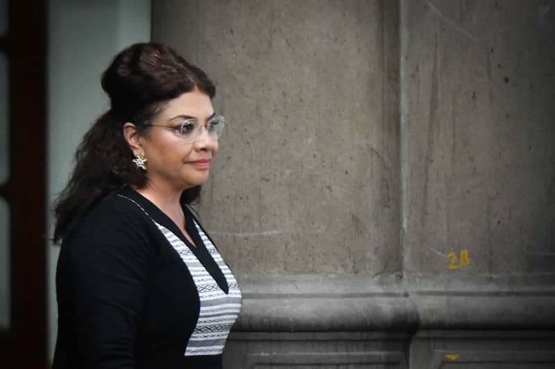 la jefa de gobierno se pronunció sobre el desalojo del foro alicia la jefa de gobierno en una conferencia de prensa