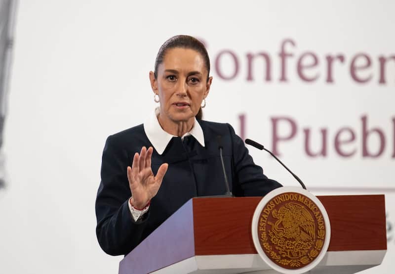 Claudia Sheinbaum Pardo, presidenta de México, durante conferencia de prensa en Palacio Nacional. Claudia Sheinbaum Pardo, presidenta de México, durante conferencia de prensa en Palacio Nacional.