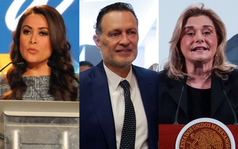Tere Jiménez, Mauricio Kuri y Maru Campos