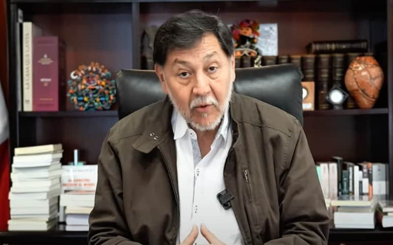 Gerardo Fernández Noroña, presidente de la Mesa Directiva del Senado Noroña dio respuesta a las críticas en su contra por ser visto en un vuelo lujoso