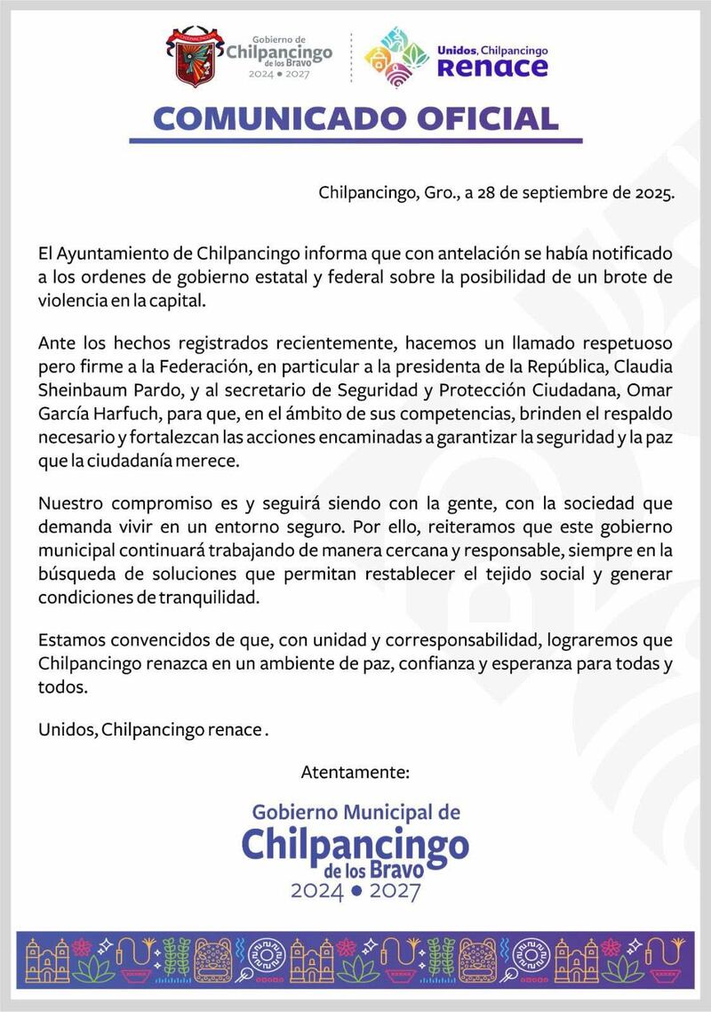 Violencia en Chilpancingo