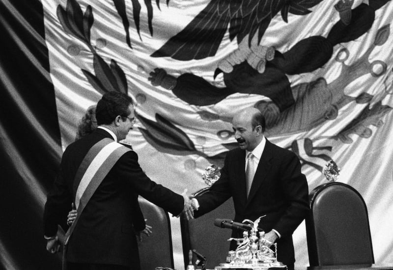 Ernesto Zedillo toma de protesta