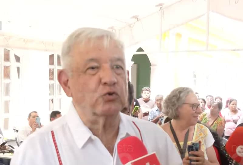 El expresidente Andrés Manuel López Obrador reapareció para votar en la elección judicial este 1 de junio de 2025.. El expresidente Andrés Manuel López Obrador reapareció para votar en la elección judicial este 1 de junio de 2025..