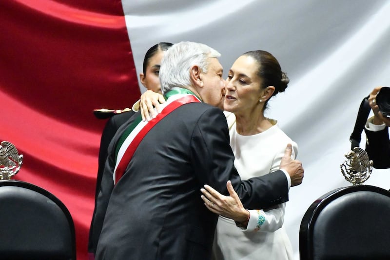 AMLO y Claudia Sheinbaum