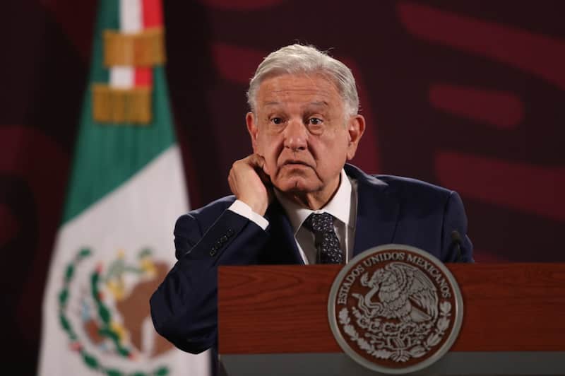 El expresidente aseguró que las actividades de robo de combustible habían acabado en su gobierno El expresidente de México, Andrés Manuel López Obrador en una conferencia presidencial