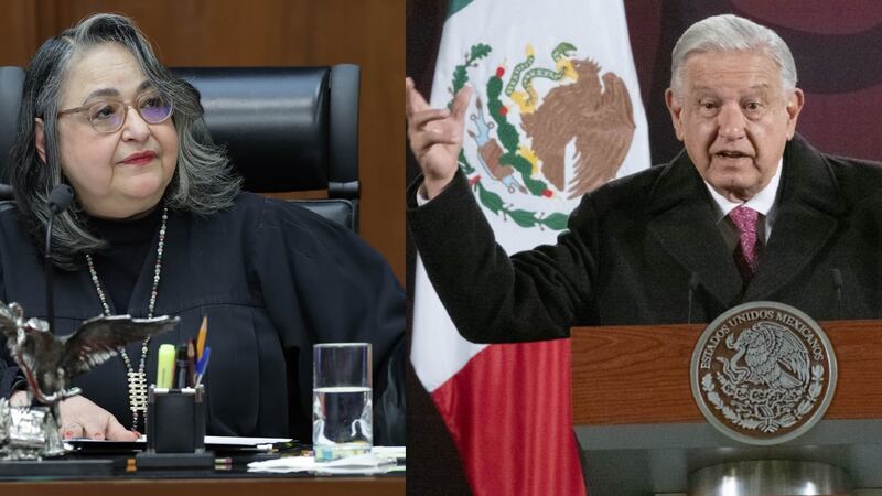 AMLO y Norma Piña