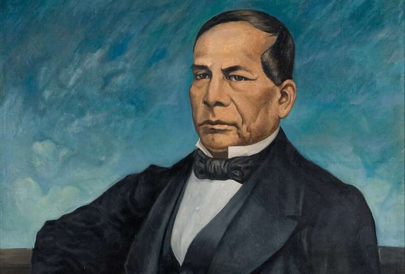 Columna: Juárez y México Retrato en óleo de Benito Juárez