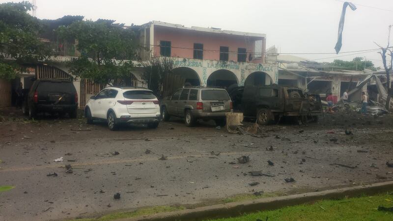 Explosión en Coahuayana