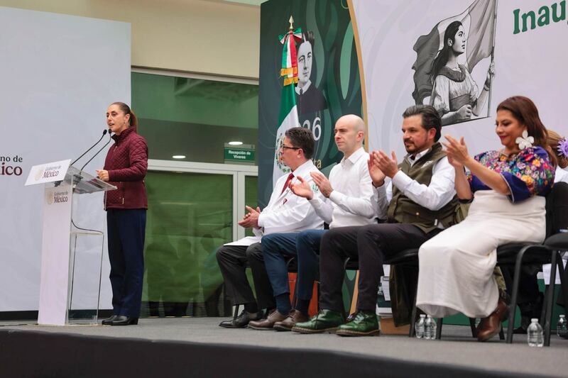 Claudia Sheinbaum Pardo, Presidenta de México, encabezó la inauguración del Hospital General Regional No 25 "General Ignacio Zaragoza".