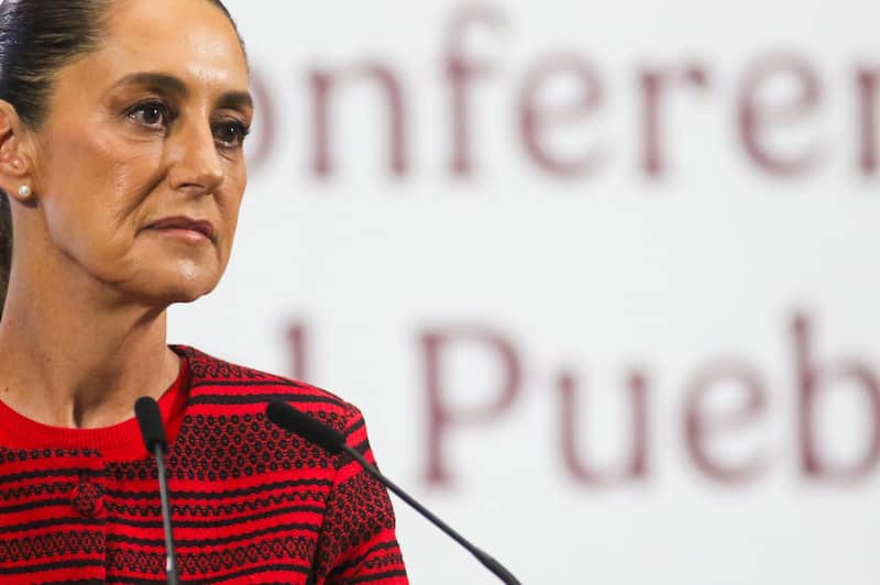 la mandataria se pronunció sobre el caso de calderón y garcía luna la presidenta en palacio nacional