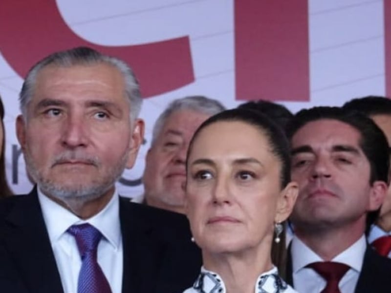 Adán Augusto López y Claudia Sheinbaum