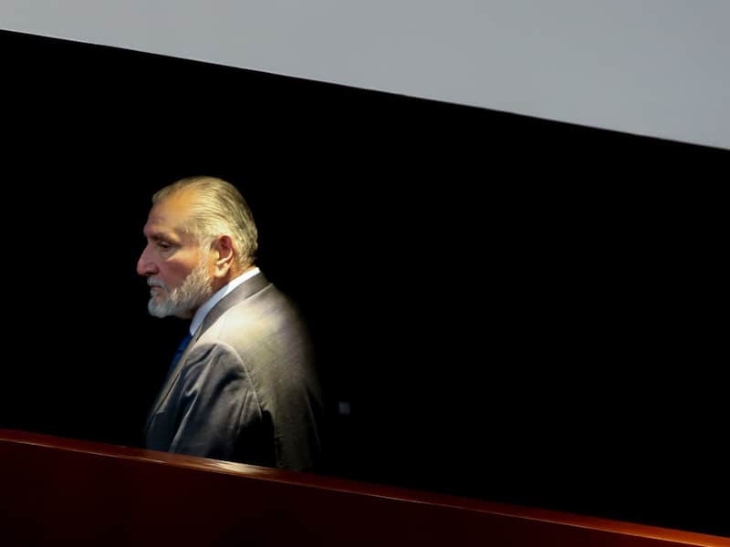 Adán Augusto López, senador de Morena, durante una sesión ordinaria Adán Augusto López, senador de Morena, durante una sesión ordinaria
