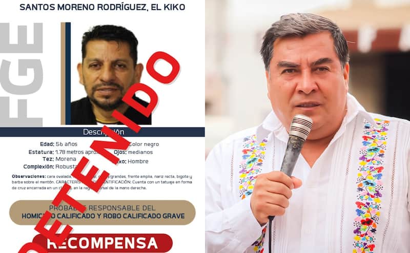 Arrestan a El Kiko, presunto asesino del alcalde de Tacámbaro La Fiscalía de Michoacán detuvo a El Kiko, presunto asesino del alcalde de Tacámbaro, Michoacán