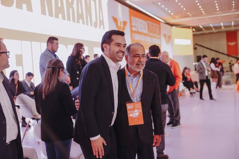 Héctor Astudillo y Jorge Álvarez Máynez