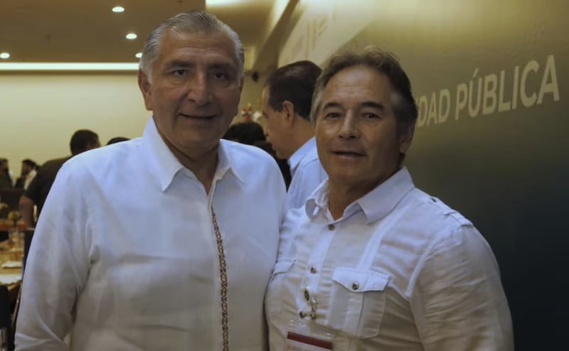 Hernán Bermúdez Requena y Adán Augusto López