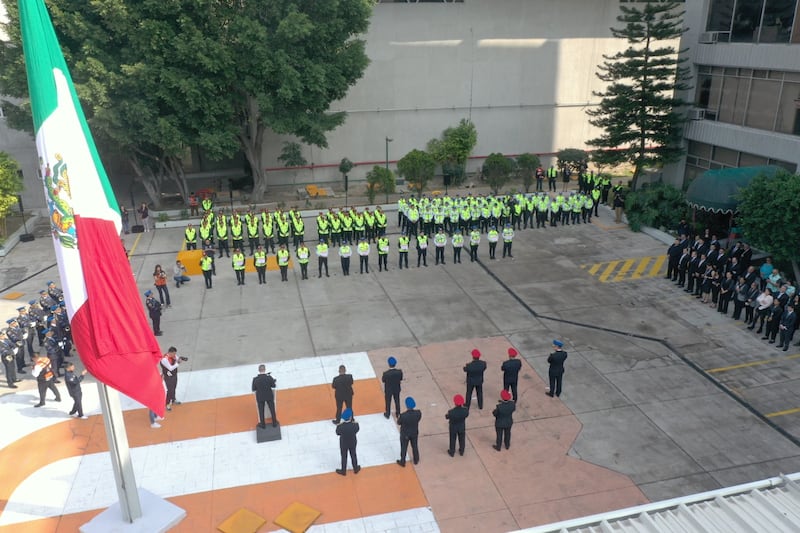 Ceremonia de reconocimiento de policías del Metro ceremonia policias del Metro