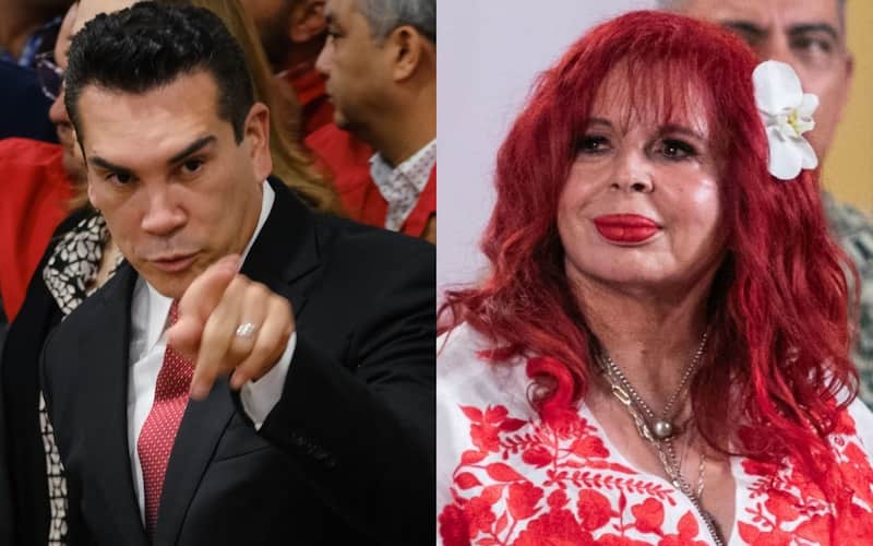 El dirigente del PRI aseguró que Layda atenta contra la libertad de expresión 'Alito' Moreno, dirigente del PRI, y la gobernadora de Campeche, Layda Sansores