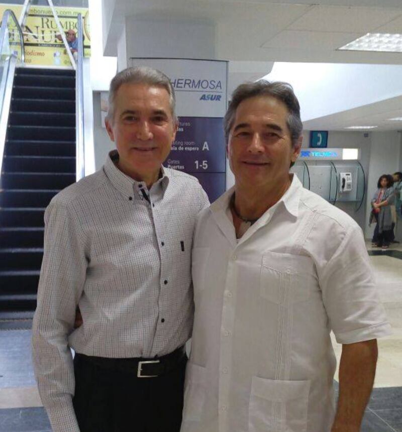 Hernán Bermúdez Requena y Roberto Madrazo