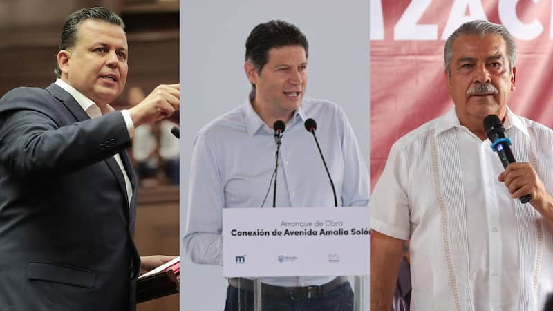 Según la más reciente encuesta de Massive Caller, Guillermo Valencia Reyes, Alfonso Martínez Alcázar y Raúl Morón, son quienes encabezan las preferencias en Michoacán. Imagen promocional