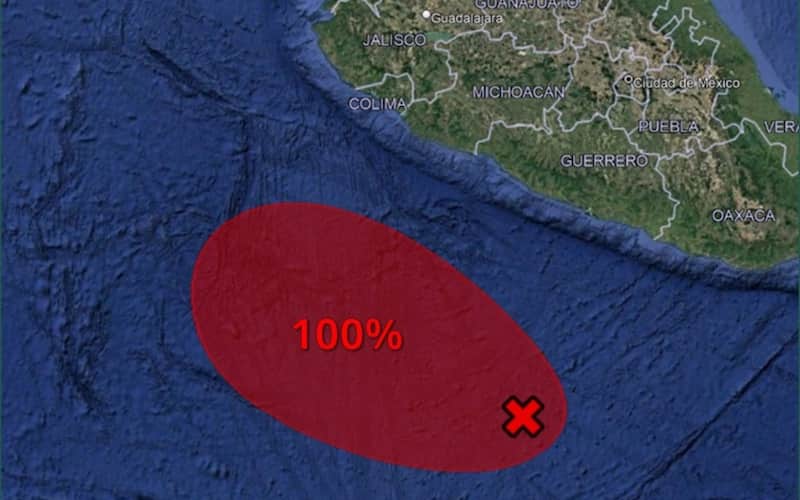 Crecen las probabilidades de que se forme un ciclón cerca de Guerrero Zona de baja presión detectada en Pacífico por la Conagua