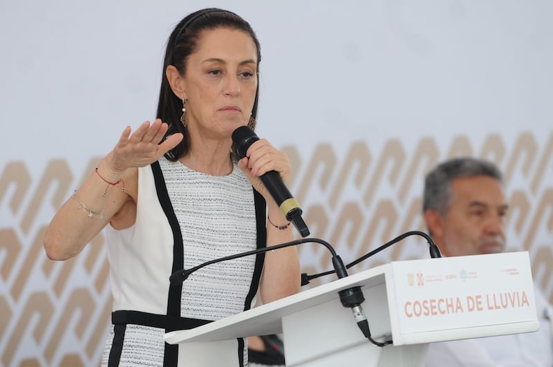 Claudia Sheinbaum, jefa de gobierno de la capital, durante el evento. Sheinbaum jefa de gobierno 2023