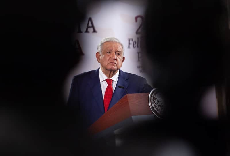 El expresidente de México, Andrés Manuel López Obrador. El presidente de México de 2018 a 2014, Andrés Manuel López Obrador.