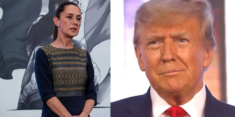 sheinbaum y trump